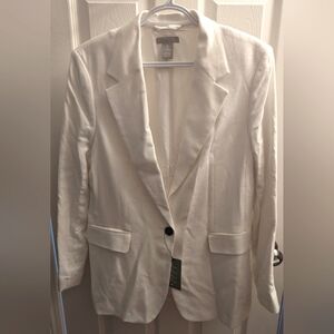 H&M Off White Blazer - S